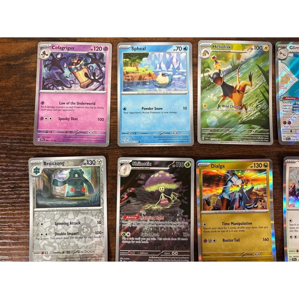 Pokemon TCG Card Lot 20ct Holo Reverse Holo IR Metagross Infernape Glimmora ex